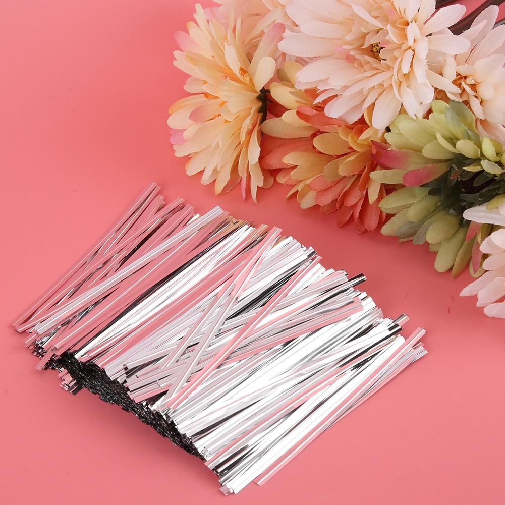 3200PCS PET Ties 10cm for Brd Bag Packaging Lolipop Dessert Sling
