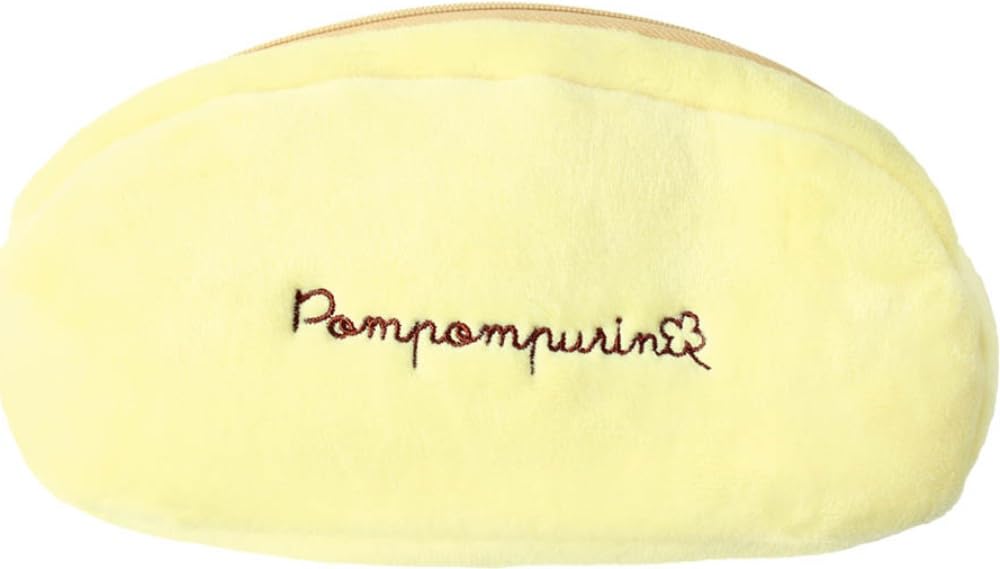 Factory Sanrio Plush Face Pen Pouch Pompompurin T's SR-5543581PU