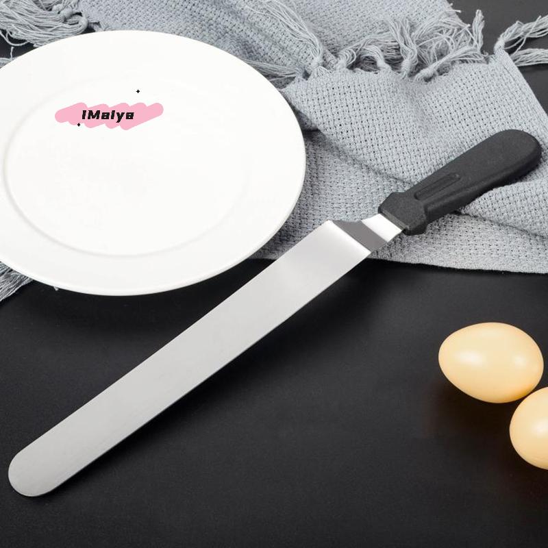 Stainless Steel Cream Spatula for Baking And Pastry 6/8/10/12 Inch Cake Decorating Tool Flat Spread Kitchen Supplies