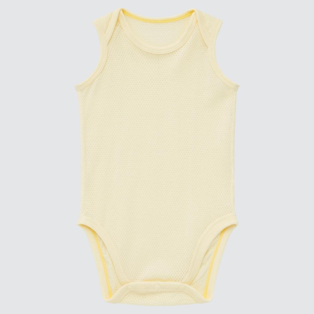 Uniqlo Japan Cotton Mesh Body Suit  Sleeveless 