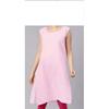 @ Silk Solid Slips Long Kurti Pink Color For Women K391 Zr719-60%Off