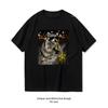 Funny Raccoon Eating Pickles Meme Tshirt Summer Cotton Woman Man Graphic T Shirts Adult Oneck Breathable Tops S3XL