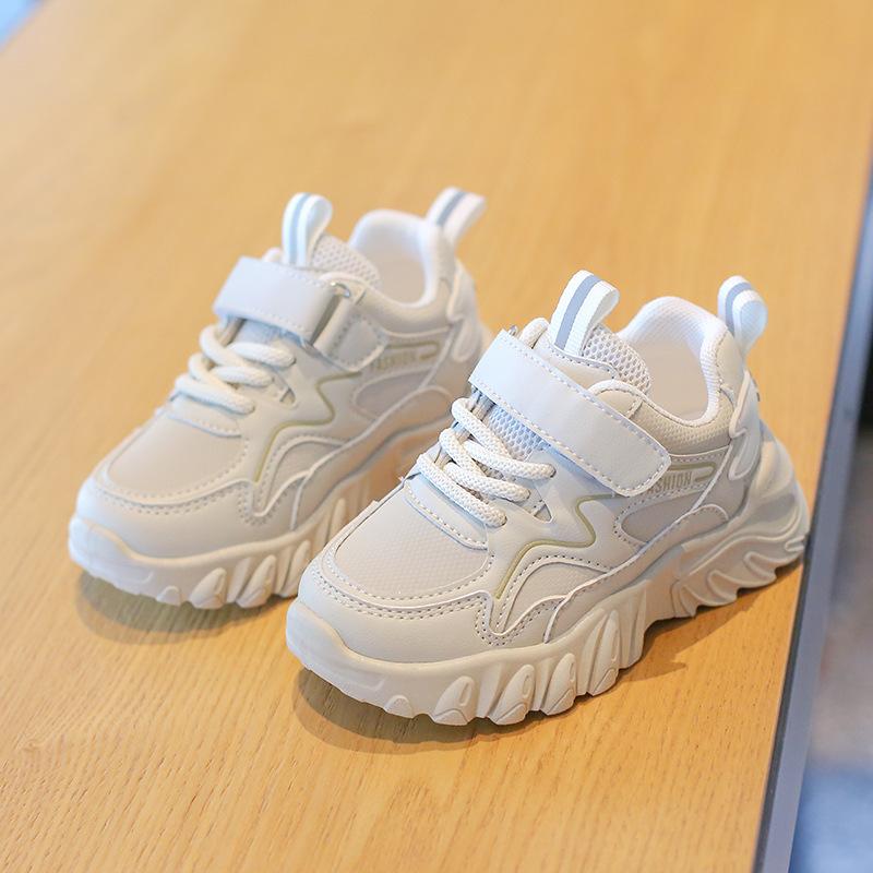 Children's Sports Shoes 2025 Spring and Autumn Boy Daddy Shoes Non-slip Girl Small White Shoes Soft Sole Casual Shoes