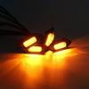 LED Car Lights 4Pcs Front Grille LED Light Safety Warning Light Harness For Honda CRV 2017-2024 Car Accessories LED Signal Lamps