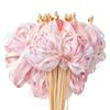 30pcs Wedding Sparklers for Send Off with Gold Bells and Lace Silk Party Event Holiday Celebration Gift
