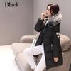 Cappotti invernali da donna Parka lunghi in cotone casual con cappuccio in pelliccia Giacche spesse calde e aderenti Giacca da donna Soprabito Abbigliamento