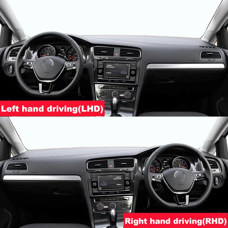 Car Dashboard Avoid Light Pad Instrument Platform Desk Cover Mat Carpets For VW Golf 7 MK7 R Line 2013-2015 2016 2017 2018