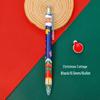 Hangsu Christmas Cartoon Gel Pen - Cute Push-Button Stationery for Exams and Signatures