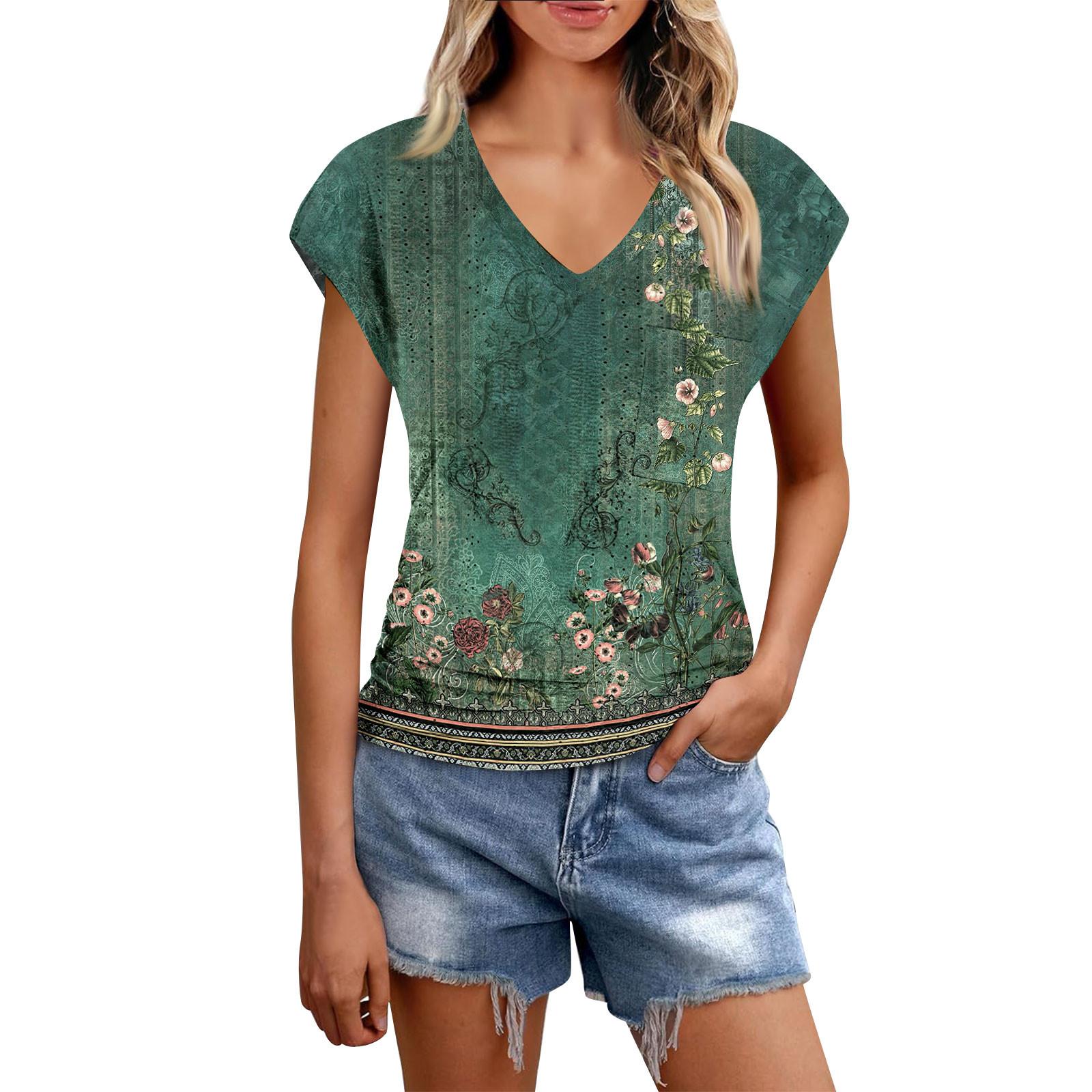 

Женские летние топы, повседневные, с оборками, коротким рукавом, круглым вырезом, свободные, плиссированные футболки M