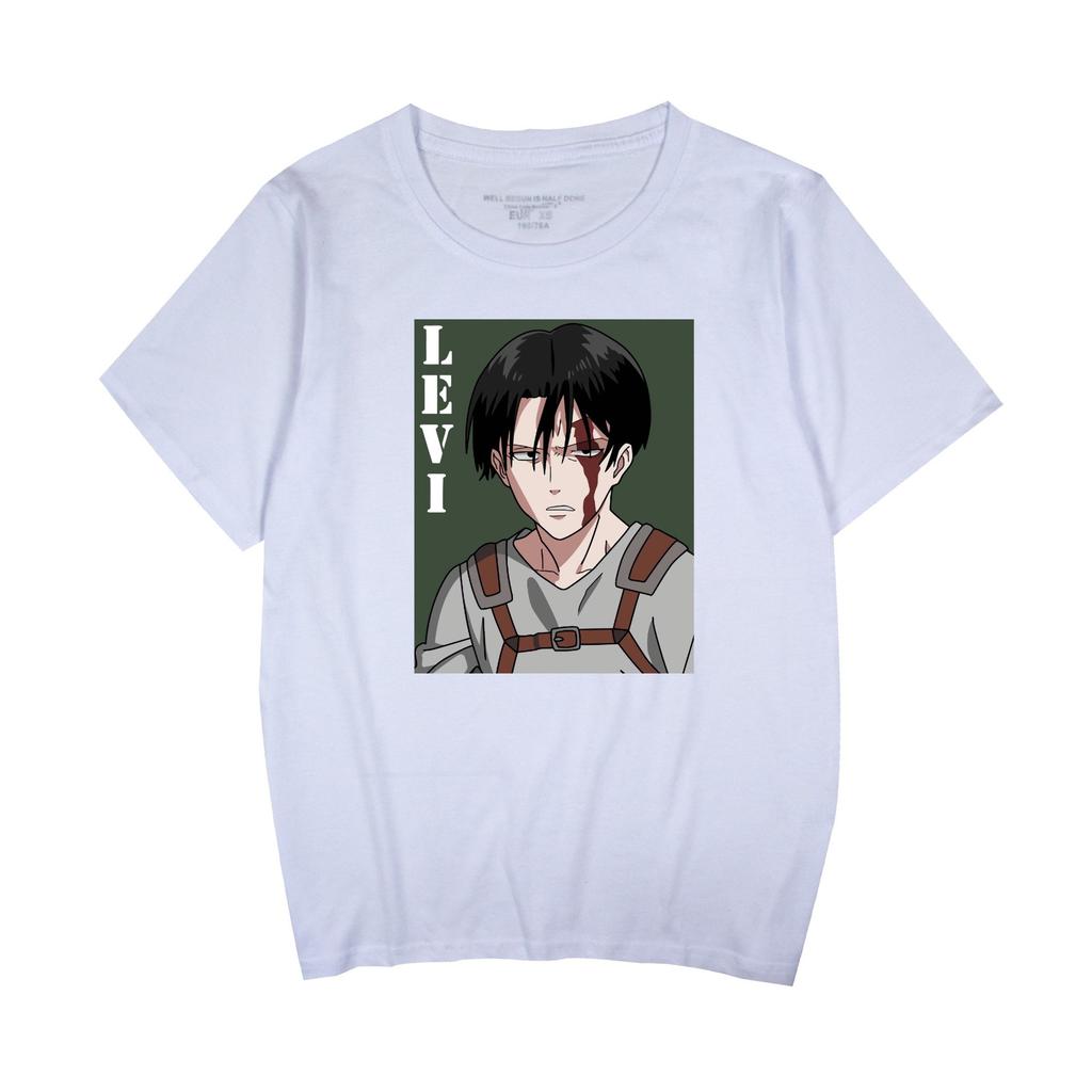 Suncomics ATTACK ON TITAN the Giant Summer Anime Casual Couple Cotton Short Sleeves