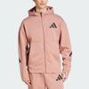 Adidas Z.N.E. Sportswear FW24 Fashion Minimalist Hooded Jacket Men Jacket Pink JD2908