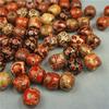 50pcs/lot Vintage Natural Big Hole Wooden Beads For Jewelry Making Loose Spacer Beads DIY Bracelet Necklace Accessory