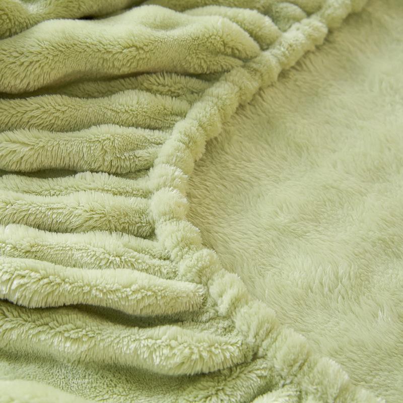 Thermal Velvet Bed Sheets Plush Fabric Mattress Cover For Winter Bed Cover Bed Bed Linen Set For Single Double King Queen Bed
