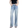Jinyujie Women's 2025 Summer Wide-Leg Denim Jeans