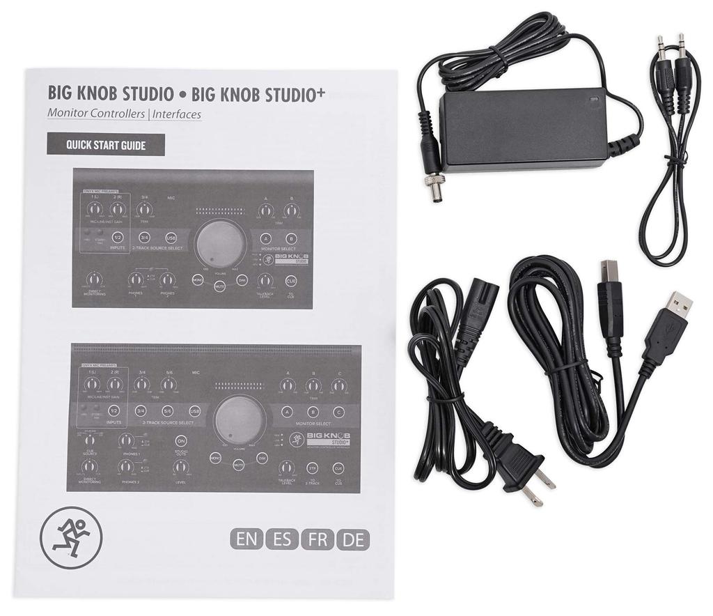 MACKIE Level Control & Sound SourceMonitor Speaker Controller + USB Interface Big Knob Studio