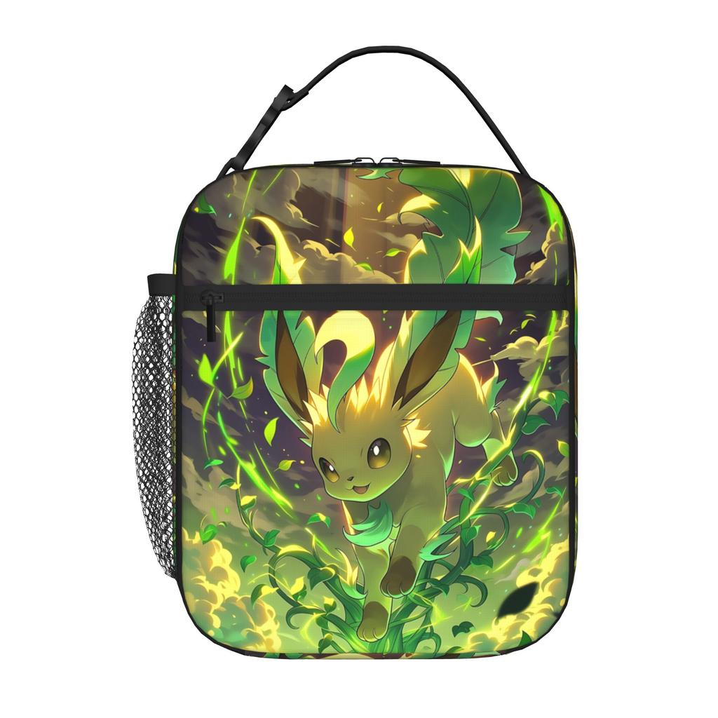 Pokemon Insulated Lunch Bag Meal Pack Rice Bag Eevee Eeveelution Bolsa Student Bento Lunch Handbag Insulation