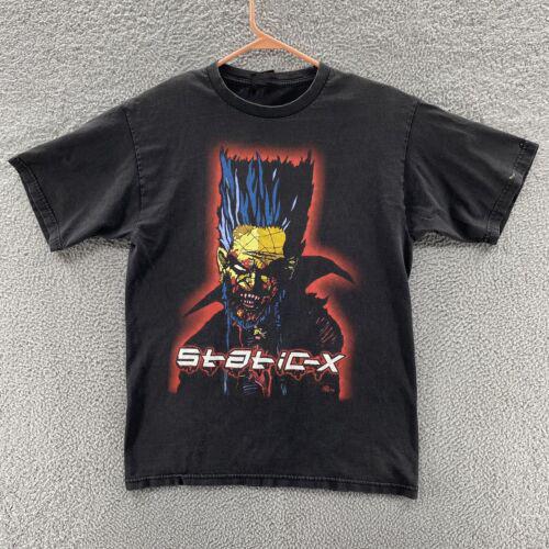 Футболка Static X Группа Тур Концерт Графика 2002 Большой Размер S-234XL BO034 Унисекс Футболка S