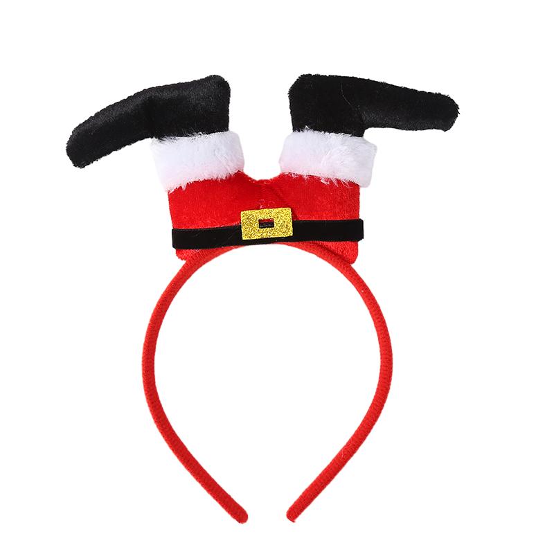 

Рождественские повязки на голову Шляпа Санта Клаус Нога Повязка для волос Рождественский подарок для девочки Головная повязка С Рождеством Христовым Декор Натал Навидад