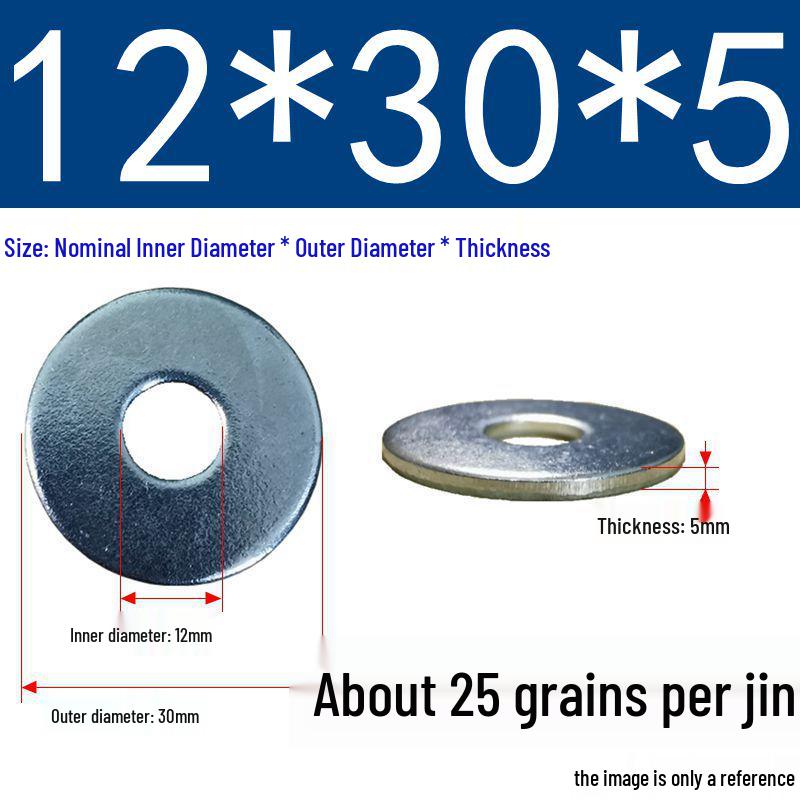 Galvanized Oversized Metal Washers M3-M60