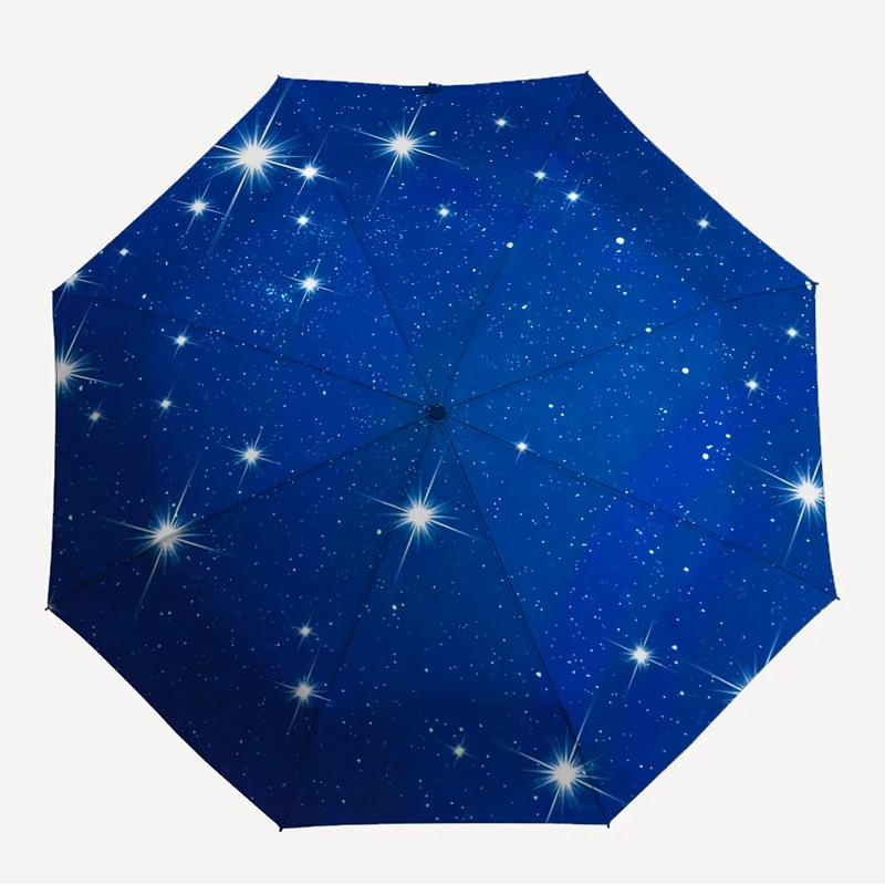 

1pc Starry Sky Themed High-quality Umbrella,Automatic Opening and Closing Umbrella,Multi-functional Umbrella G0811314