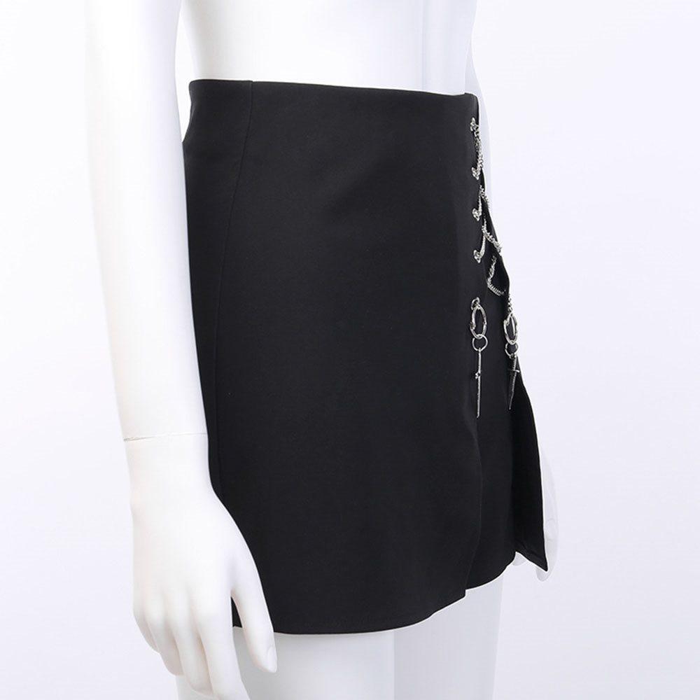 Punk Sexy Club Gótico Negro Verano Chic Mujeres Pantalones Cortos de  Cintura Alta Casual Talla Grande Slim Culottes Delgados Pantalones Cortos  Góticos Femeninos Lisos comprar a buen precio — entrega gratuita, reseñas