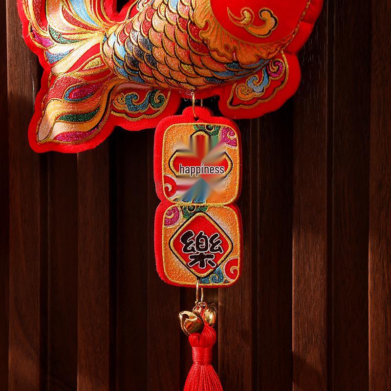 2026 Jahr des Pferdes Fu Plakette Festliche Anhänger für den Innenbereich zur Dekoration von Eingangsbereich und Wohnzimmer