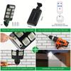 Powerful Solar Lights Outdoor Motion Sensor 3 Modes Light 72 LEDs Solar Lamp For Street, Remote Control Yard Light