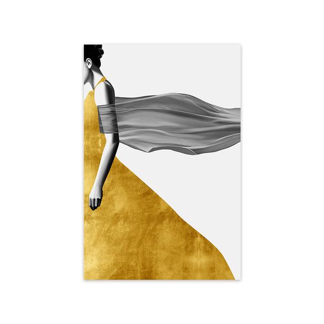 Abstract Woman Wall Art Modern Fashion Female Posters for The Home Canvas Picture for Interior Frameless Wall Art No Frame