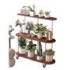 Multi-tier Bamboo Wood Plant Stand & Storage Shelf