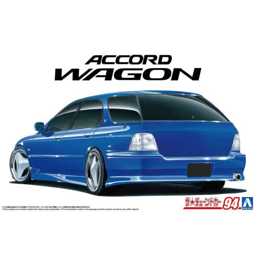 Aoshima Bunka Kyozai 1/24 The Tuned Car Series No.94 Honda CF2 Accord Wagon Smoothing Specification '96 Plastic Model Kit (Automobile)