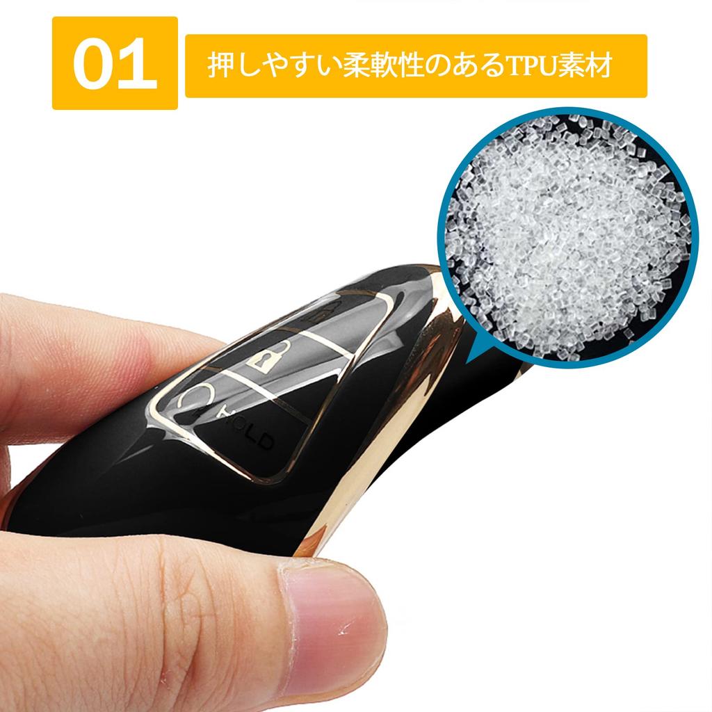 YORKNEIC Key Case for Toyota Prius 60 Series 30 Series Harrier 80 Series Hilux GUN125 Land Cruiser 200 Series 300 Series RAV4 PHV 50 Series GranAce GR
