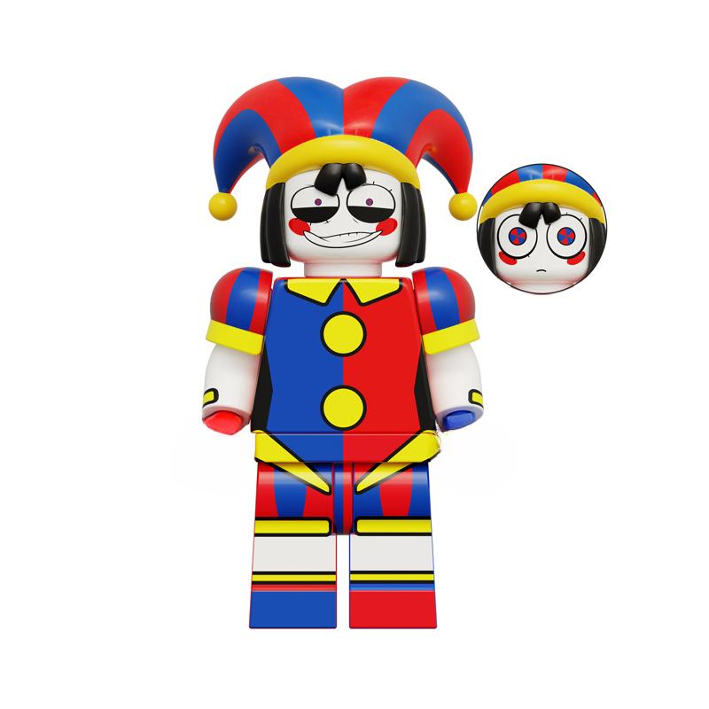 Magical Digital Circus Assembly Building Blocks Minifigures Collectible Model Toys Desktop Ornaments Children's Holiday Gifts