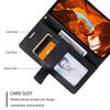 For Samsung Galaxy S25 FE Case Imprinted Lines PU Leather Splicing Wallet Phone Cover