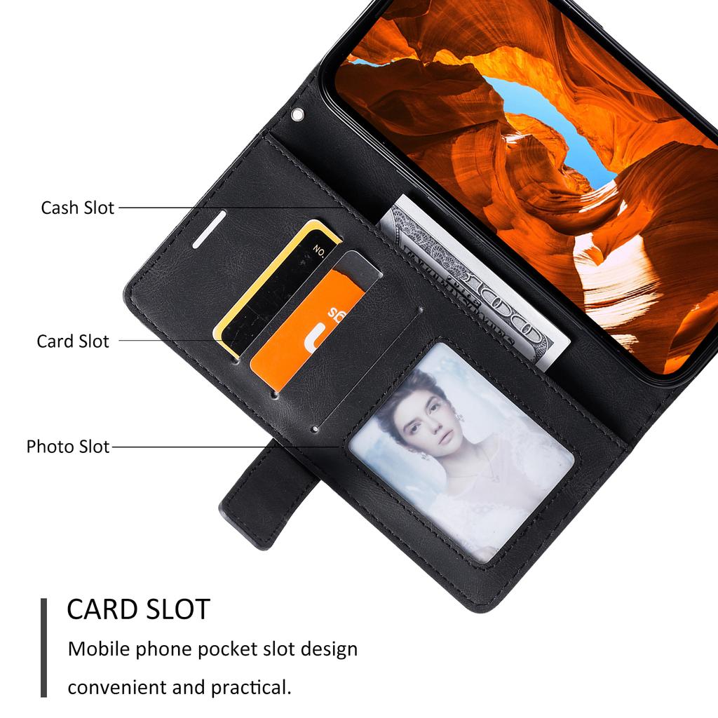 For Samsung Galaxy S25 FE Case Imprinted Lines PU Leather Splicing Wallet Phone Cover