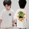 Anime Dragon Ball Cosplay TShirt Cotton Short Sleeve Tops Casual Loose Retro TShirt Men Women Kids Family Matching Outfits