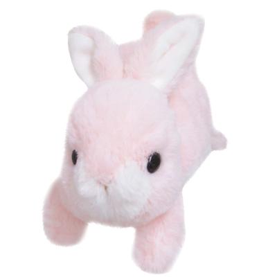 Sanei Boeki Original Moffly Animal Rabbit Pink W13×D28×H11cm Plush Toy