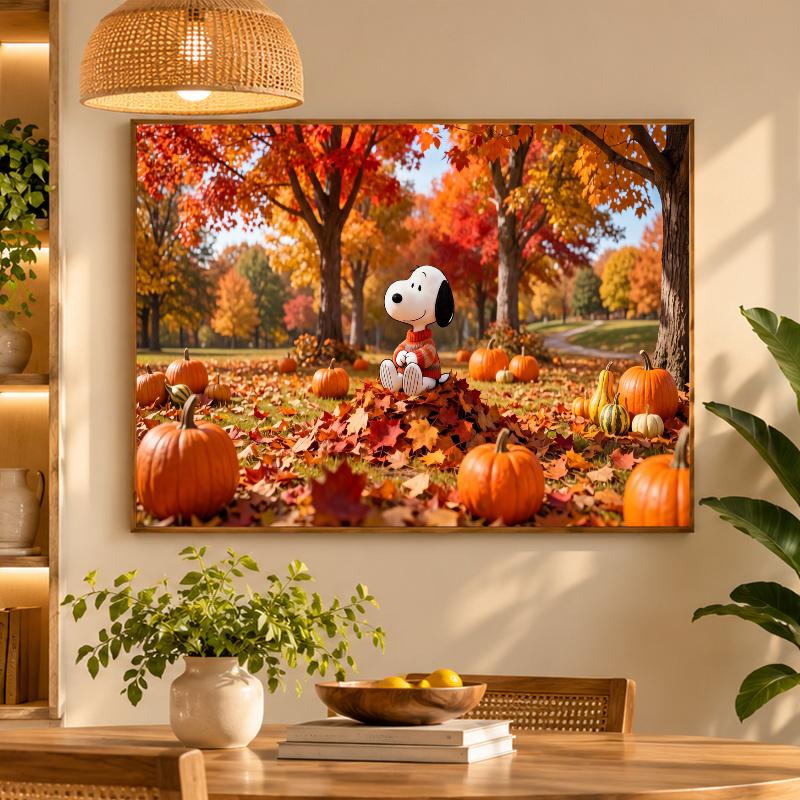 5D Diamond Painting Snoopy Peanuts DIY Full Drill Diamond Art Kit Home Decoration