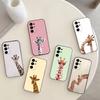t-Towering Giraffe a-Art  Phone Case For Samsung S25,S24,S21,S22,S23,S30,Ultra,S20,Plus,Fe,Note,10,9,5G Black Cover