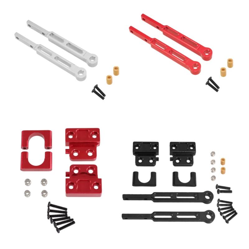1 Satz Befestigungsplatten-Befestigungssatz Mn82 Metall Auf Hinterachse Blattfeder Modifizierte Stange Für 1/12 Mn82S 82Pro Lc79 Rc Auto Upgrade Teil