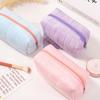 Suede Cosmetic Bag, Large Storage Bag, Travel, Business Trip, Portable High-value  Makeup Pouch Organizer Bag