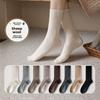 Women's Autumn and Winter Woolen Socks, Mid-calf Socks, Pile Socks, Warm, Comfortable, Casual and Versatile