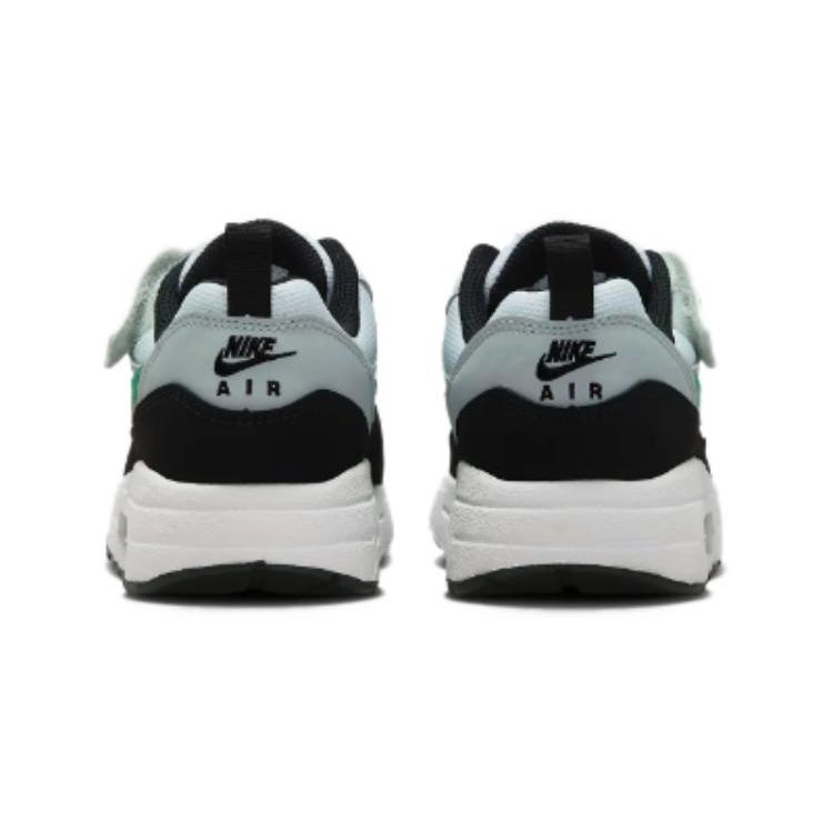 Nike Air Max 1 EasyOn PS Black Stadium Green Kids Sneakers White Pure-Platinum DZ3308-108