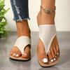Fashion 2025 New Summer Flip Flops Women’s Slippers Plus Size Hot Sale Casual Low Heel Sandals for Outdoor Daily Beach Slippers Zapatos