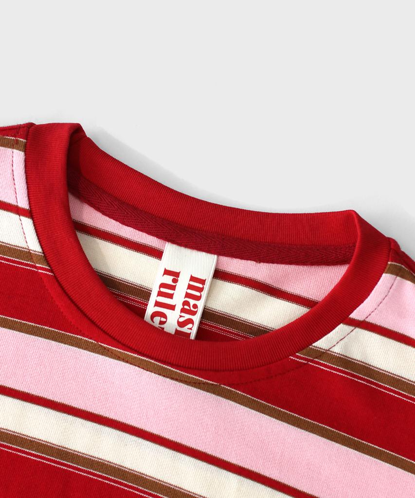 Maseumaluljeueopaeleol Multi Strip Long Sleeve_Pink