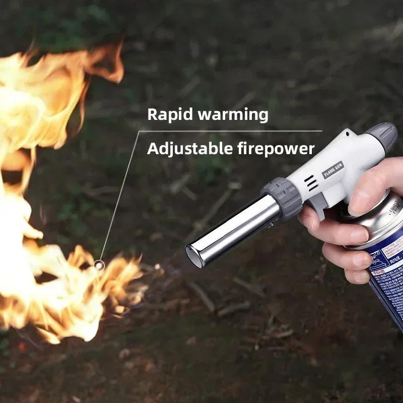 Flip Over Igniter Portable Cartridge Gas Cylinder Spray Gun Spray Gun Welding Gun Outdoor Barbecue Igniter Household Spray Gun