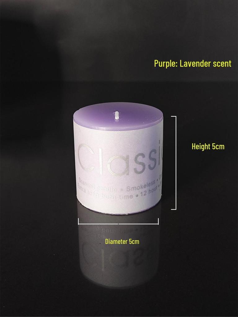 Set of 3 Aromatherapy Candles with Holders – Smokeless, Fragrant, and Ideal for Emergencies or Romantic Occasions.