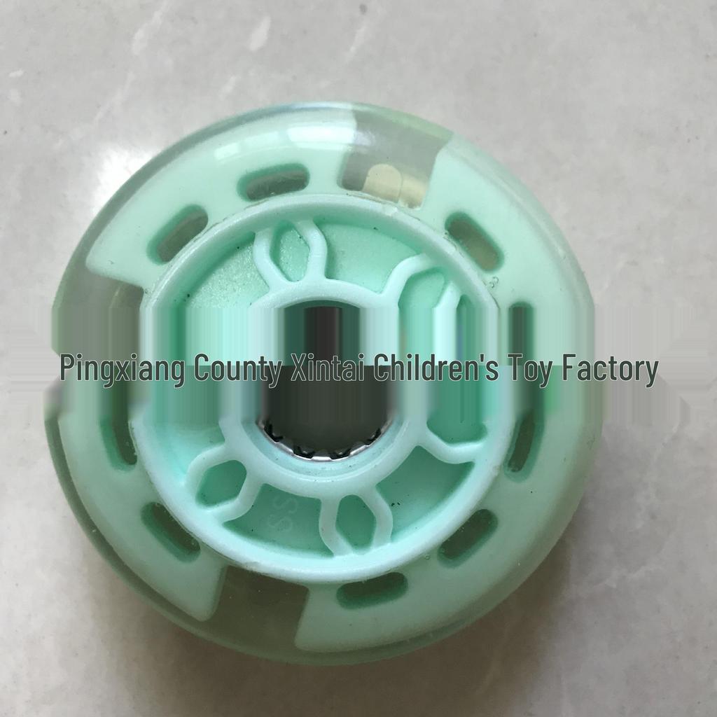 PU Flashing Scooter Wheel for Children's Wiggle Cars - Silent Roller Skating Caster Accessories