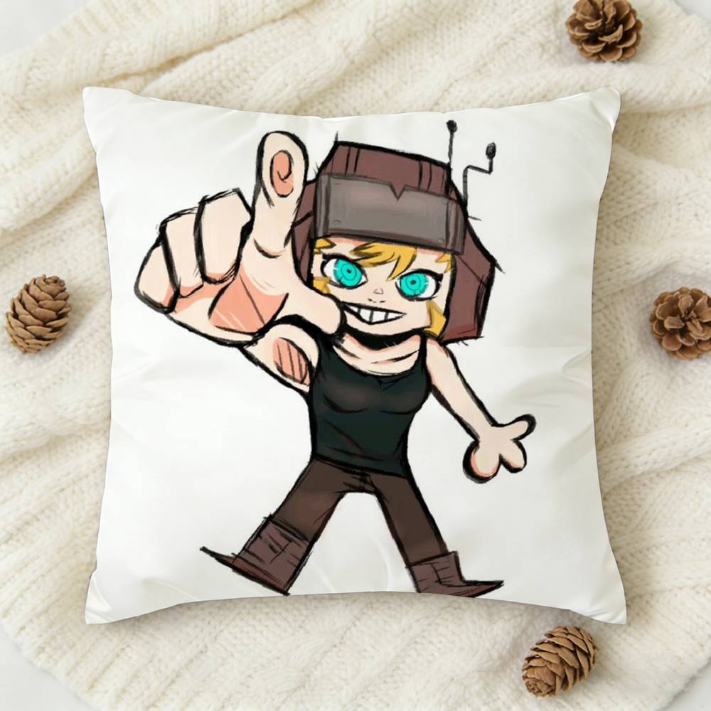 New Game PPsychoPomp Vena Doublesided Printed Square Decorative Cushion Cover for Sofa Living Room Home Decor