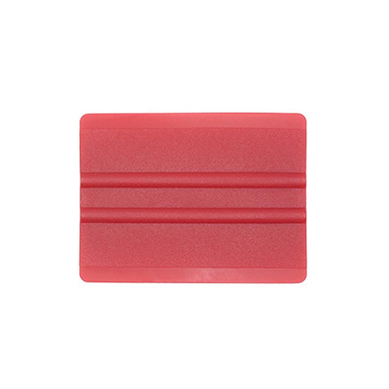 Automotive Square Flocking Plastic Scraper for Car Cover, Film Application, Seam Repair, and Glass Cleaning.