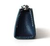 Pen Pencil Working BT Zipper Pen Triangular Blue [SLIP-ON] Case, Leather, Case, Student, Adult, Men, Women, Slip-on Case, M, Stand,